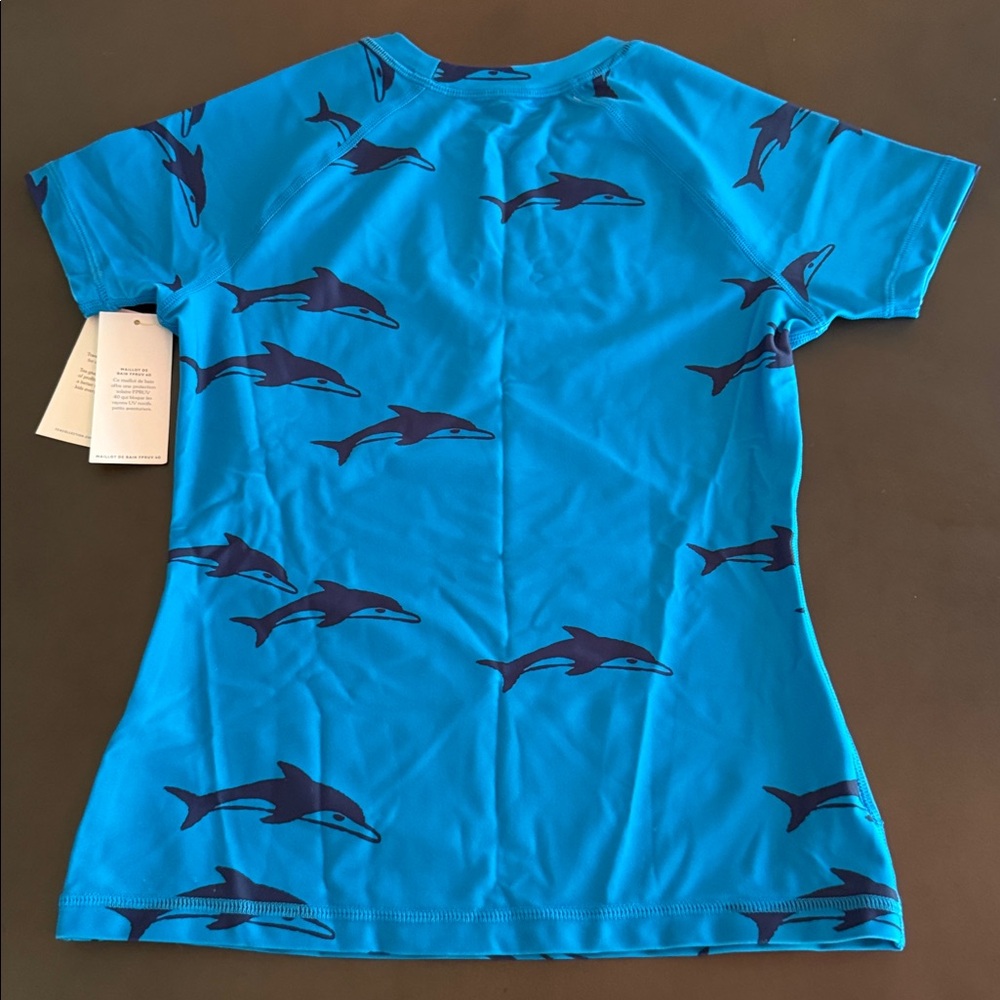 Tea Collection Kids Ocean Blue Rashguard - Picture 3 of 3